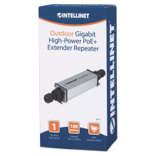 PoE+ Extender Outdoor Gigabit High Power up to 100m
