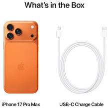 iPhone 17 Pro Max 512 GB – kosminės oranžinės spalvos