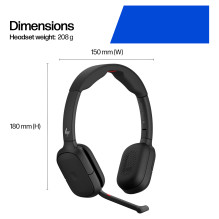 HP Poly Focus 625 Stereo Bluetooth Headset HP Poly Focus 625 Stereo Bluetooth Headset