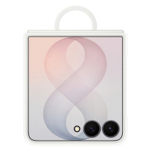Samsung Silikonas Ring Magnet Dėklas iš Galaxy Flip8 baltas Samsung Silikonas Ring Magnet Dėklas iš Galaxy Flip8 baltas