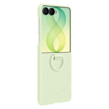 Samsung Silikonas Ring Magnet Dėklas iš Galaxy Flip8 žalias