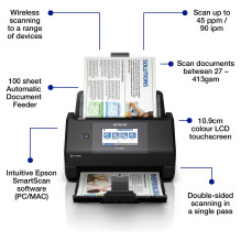 Epson Darbo jėga ES-590W Dokumentų skaitytuvas 45s / m