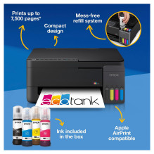 EPSON EcoTank ET-2910 Multifunctiondrucker 3in1 Tintenstrahl Farbe A4 10s / m