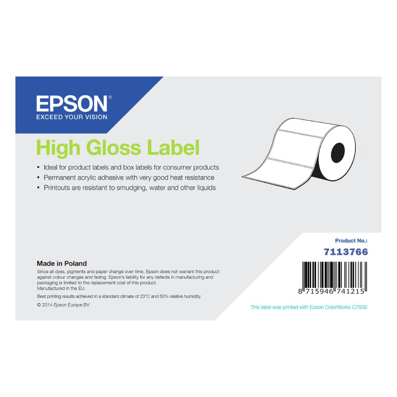 Epson Blizgi etiketė Rezept