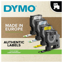 DYMO D1 Polyester tape 16956 19mmx5.5m black and white DYMO D1 Polyester tape 16956 19mmx5.5m black and white