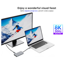 CONCEPTRONIC 10-1 dokas USB-C-HDMI / 2xUSB-A / 3xUSB-C / 100WPD