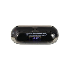 Esperanza EH239K Bluetooth ausinės TWS, juodos Esperanza EH239K Bluetooth ausinės TWS, juodos