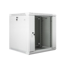 Serverio Spinta - Lanberg 19'' 12U 600x600mm Pilka su Stiklinėmis Durimis