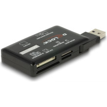 Czytnik Delock Delock Kortelių skaitytuvas SuperSpeed USB tipo A (3.2 Gen 1) 5 Gbps, 6 Kartenschächte Czytnik Delock Delock Kortelių skaitytuvas SuperSpeed USB tipo A (3.2 Gen 1) 5 Gbps, 6 Kartenschächte