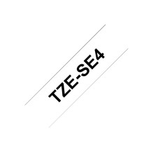 TZE-SE4, White / Black - saugos juosta TZE-SE4, White / Black - saugos juosta