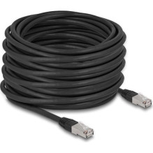 DELOCK RJ45 NWK Cat.6A S / FTP PE Outdoor 20 m Black DELOCK RJ45 NWK Cat.6A S / FTP PE Outdoor 20 m Black