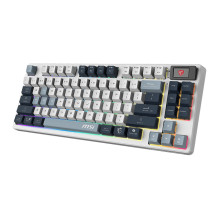 MSI FORGE GK600 TKL W SKY žaidimų klaviatūra belaidė