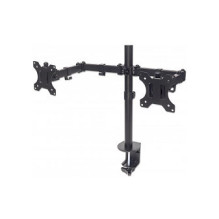 MANHATTAN Tischhalterung mit Monitorarm fuer zwei Displays von 33,02-81,28cm 13-32Zoll und bis 8kg zweifach schwenkbar s MANHATTAN Tischhalterung mit Monitorarm fuer zwei Displays von 33,02-81,28cm 13-32Zoll und bis 8kg zweifach schwenkbar s