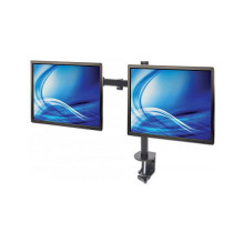 MANHATTAN Tischhalterung mit Monitorarm fuer zwei Displays von 33,02-81,28cm 13-32Zoll und bis 8kg zweifach schwenkbar s MANHATTAN Tischhalterung mit Monitorarm fuer zwei Displays von 33,02-81,28cm 13-32Zoll und bis 8kg zweifach schwenkbar s