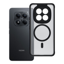 „Xiaomi Redmi Note 15 PRO 4G“ pilnai matinis „Mag“ dėklas, suderinamas su „MagSafe“ ir juodas