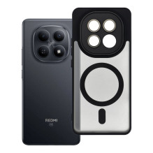 „Xiaomi Redmi Note 15 4G / 5G Variete Mag“ dėklas, suderinamas su „MagSafe“, juodas „Xiaomi Redmi Note 15 4G / 5G Variete Mag“ dėklas, suderinamas su „MagSafe“, juodas