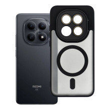 „Xiaomi Redmi Note 15 PRO 5G Variete Mag Cover“ dėklas, suderinamas su „MagSafe“, juodas „Xiaomi Redmi Note 15 PRO 5G Variete Mag Cover“ dėklas, suderinamas su „MagSafe“, juodas