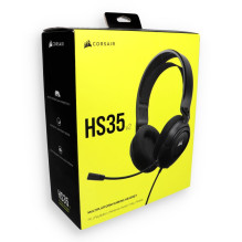 Wired headphones Jack 3,5 mm with microphone Corsair HS35 V2 Carbon black Wired headphones Jack 3,5 mm with microphone Corsair HS35 V2 Carbon black