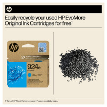 HP 924e EvoMore Cyan Original Ink Cartridge Cyan 800Seiten HP 924e EvoMore Cyan Original Ink Cartridge Cyan 800Seiten