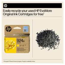 HP 924e „EvoMore“ geltonos spalvos originali rašalo kasetė, geltona 800Seiten HP 924e „EvoMore“ geltonos spalvos originali rašalo kasetė, geltona 800Seiten