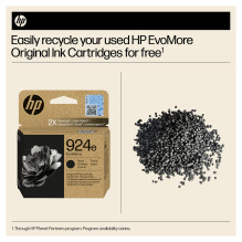 HP 924e „EvoMore“ juodo rašalo kasetė, juoda 1000Seiten HP 924e „EvoMore“ juodo rašalo kasetė, juoda 1000Seiten