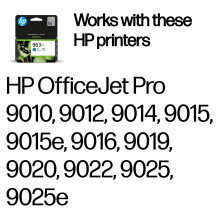 HP 963XL Didelės talpos originali žydro spalvos rašalo kasetė Žydra 22,77ml 1600Seiten