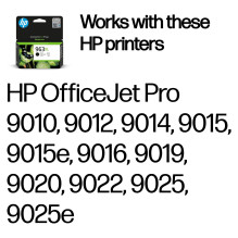HP 963XL Didelės talpos originali juodo rašalo kasetė, juodo 47,86ml 2000Seiten HP 963XL Didelės talpos originali juodo rašalo kasetė, juodo 47,86ml 2000Seiten