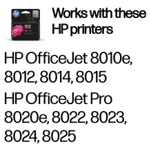 HP 912 Magenta originali rašalo kasetė Magenta 2,93ml 315Seiten HP 912 Magenta originali rašalo kasetė Magenta 2,93ml 315Seiten