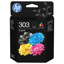 HP 303 2-pack Juodos /...