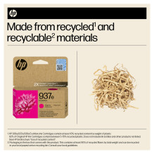 HP 937e EvoMore Magenta Original Ink Cartridge Magenta 1650Seiten HP 937e EvoMore Magenta Original Ink Cartridge Magenta 1650Seiten