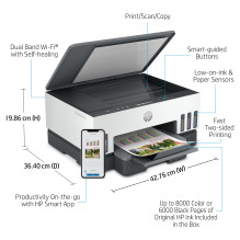 HP Smart Tank 7008 All-in-One Multifunknsdrucker 3in1 Tintenstrahl Farbe A4 15s / m HP Smart Tank 7008 All-in-One Multifunknsdrucker 3in1 Tintenstrahl Farbe A4 15s / m