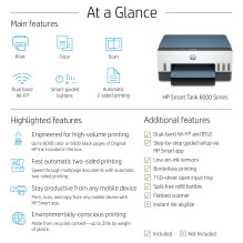 HP Smart Tank 6005 Multifunknsdrucker 3in1 TIntenstrahl Farbe A4 12s / m