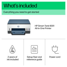 HP Smart Tank 6005 Multifunknsdrucker 3in1 TIntenstrahl Farbe A4 12s / m