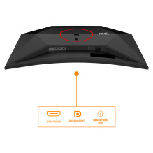80 cm (31,5 colio) 1920 x 1080 pikselių AOC C32G4Z 16:9 „Full HD“ VA 4 ms 260 Hz HDR DisplayPort HDMI Aukštis VESA garsi