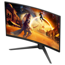 80 cm (31,5 colio) 1920 x 1080 pikselių AOC C32G4Z 16:9 „Full HD“ VA 4 ms 260 Hz HDR DisplayPort HDMI Aukštis VESA garsi