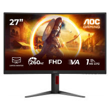 68,6 cm (27 colio) 1920 x 1080 pikselių AOC C27G4Z2 16:9 „Full HD“ spartus VA 1 ms 260 Hz HDR DisplayPort HDMI Pasukimo 