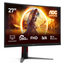 68,6 cm (27 colio) 1920 x 1080 pikselių AOC C27G4Z2 16:9 „Full HD“ spartus VA 1 ms 260 Hz HDR DisplayPort HDMI Pasukimo 