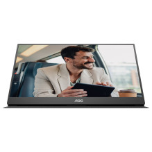 39,6 cm (15,6 colio) 1920 x 1080 pikselių AOC 16T20E2 16:9 „Full HD“ IPS 4 ms 60 HDMI garsiakalbis 39,6 cm (15,6 colio) 1920 x 1080 pikselių AOC 16T20E2 16:9 „Full HD“ IPS 4 ms 60 HDMI garsiakalbis