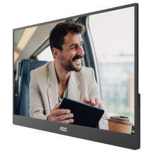 39,6 cm (15,6 colio) 1920 x 1080 pikselių AOC 16T20E2 16:9 „Full HD“ IPS 4 ms 60 HDMI garsiakalbis 39,6 cm (15,6 colio) 1920 x 1080 pikselių AOC 16T20E2 16:9 „Full HD“ IPS 4 ms 60 HDMI garsiakalbis