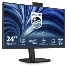 60,5 cm (23,8 colio) 1920 x 1080 pikselių Philips 24B2U3301H / 00 16:9 „Full HD“ IPS 4 ms 120 Hz „DisplayPort“ HDMI USB 