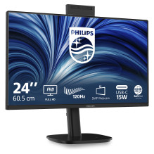 60,5 cm (23,8 colio) 1920 x 1080 pikselių Philips 24B2N3200JH / 00 16:9 „Full HD“ IPS 4 ms 120 Hz „DisplayPort“ HDMI USB