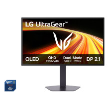 68,6 cm (27 colio) 2560 x 1440 pikselių LG 27GX790B-B.AEU 16:9 „Quad HD“ WOLED 0,03 ms 540 Hz HDR DisplayPort HDMI USB š