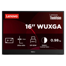 40,6 cm (16 colių) 1920 x 1200 pikselių Lenovo 64BFUAT1WL 16:10 WUXGA IPS 8 ms 60 Hz DisplayPort HDMI DVI 40,6 cm (16 colių) 1920 x 1200 pikselių Lenovo 64BFUAT1WL 16:10 WUXGA IPS 8 ms 60 Hz DisplayPort HDMI DVI