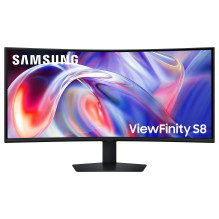 101,6 cm (40 colių) 5120 x 2160 pikselių SAMSUNG LS40H850TAUXEN 21:9 WUHD VA 4 ms 144 Hz HDR DisplayPort HDMI USB šakotu