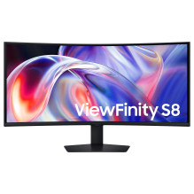 101,6 cm (40") 5120 x 2160 Pixel SAMSUNG LS40H850TAUXEN 21:9 WUHD VA 4 ms 144 Hz HDR DisplayPort HDMI USB-Hub Heigh