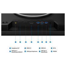 68,6 cm (27") 5120 x 2880 Pixel SAMSUNG LS27HG806EFXEN 16:9 5K Ultra HD IPS 1 ms 360 Hz HDR DisplayPort HDMI USB-Hu