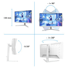 68,6 cm (27") 1920 x 1080 Pixel Philips 27M2N5201P / 00 16:9 Full HD Fast IPS 1 ms 260 Hz HDR DisplayPort HDMI Pivo