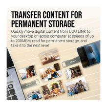 Stick USB-Stick 64GB PNY DUO LINK USB 3.2 OTG TYPE-A / C retail