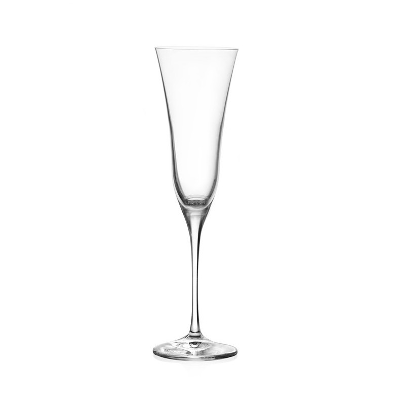 Champagne glass set RCR, crystal, 0.170 l, 6 pcs