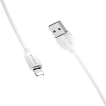USB kabelis Borofone BX19 USB-A į Lightning 1.0m baltas